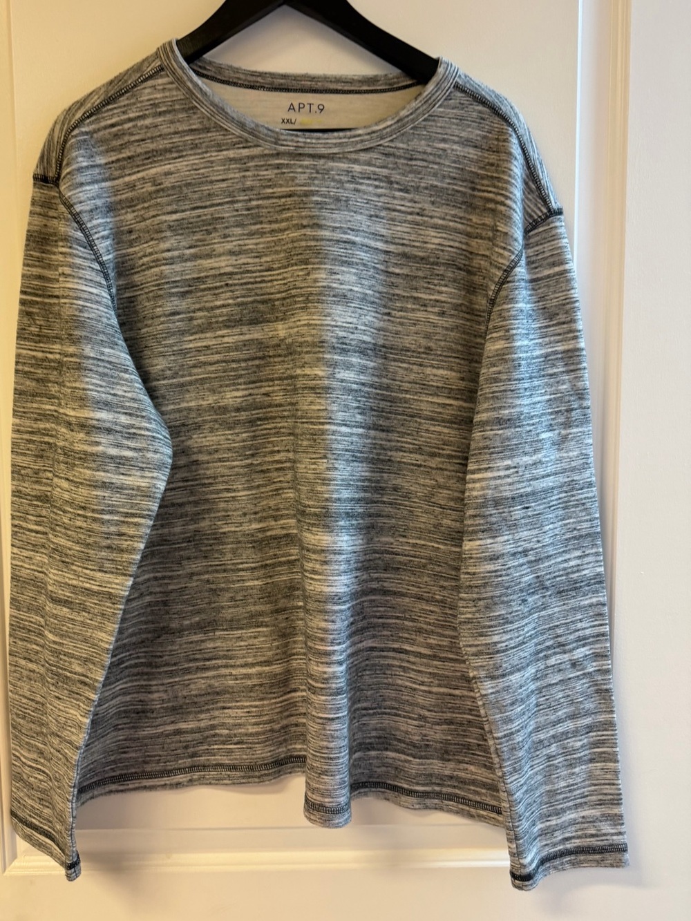 Apt. 9 Gray Heathered Crewneck Sweatshirt